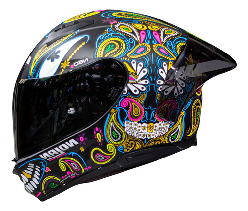 Casco Nolan N60-6 Ritual 67 Negro/multicolor  