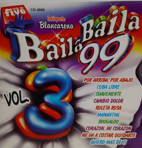 Cd Blancarena (baila Baila 99 Vol. 3) 