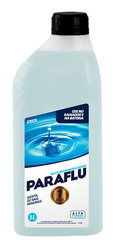 Kit 4 Litros Com 2l Fluido De Arrefecimento Azul + 2l Água