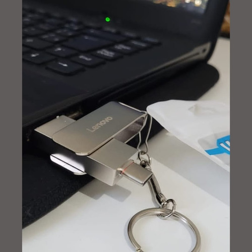 Pendrive Lenovo 2tb Terabyte Usb-c 2 Em 1 Android E Windows Cinza Tweety