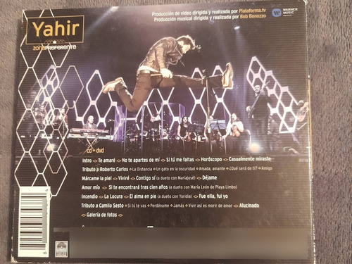 Yahir Cd Dvd Zona Preferente Con Yuridia Maria Jose 2013 (Usado)