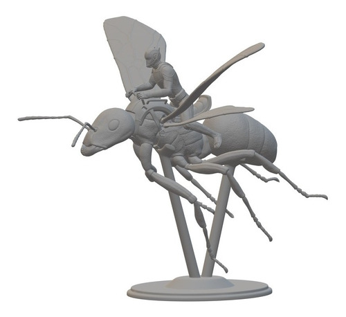 Archivo Stl Ant Man Diorama Hormiga Para Impresion 3d