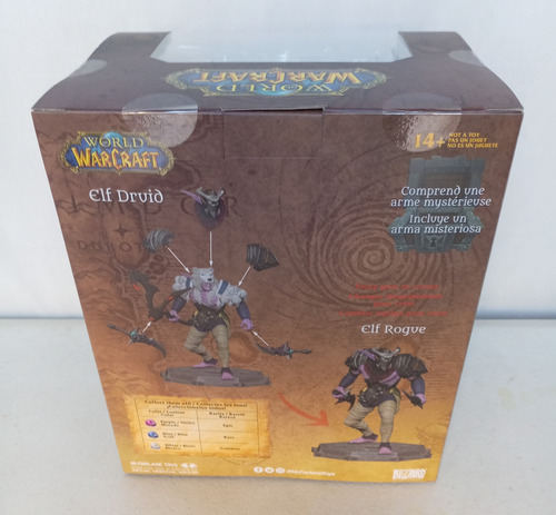 Mcfarlane: World Of Warcraft- Elfo De La Noche Druida Picaro (Usado)