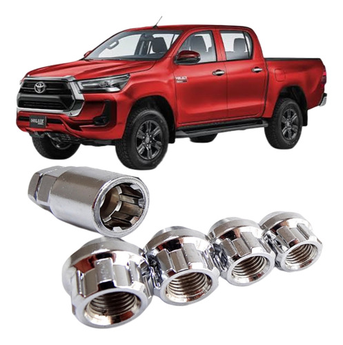 Birlos Seguridad Toyota Hilux 2022 2023 2024 Acero Solido