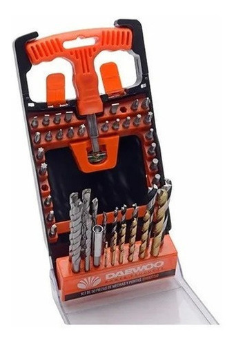 Juego Kit 50 Piezas Daewoo Mechas + Puntas Dwkit50 Taladro
