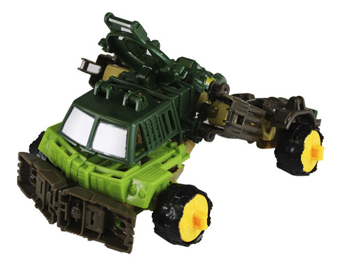 Boneco Robô Transformers De Montar Vira Carro Acessórios