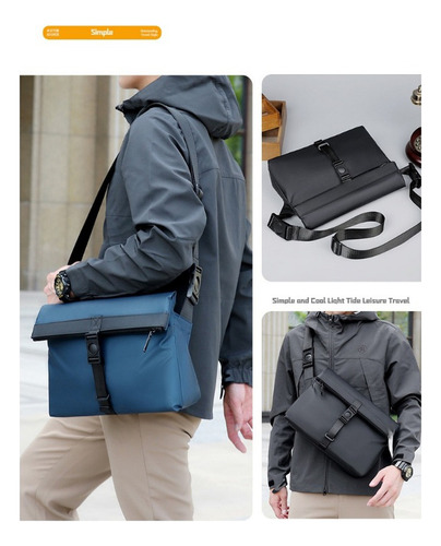 Bolso De Hombro Simple De Gran Capacidad Para Hombre