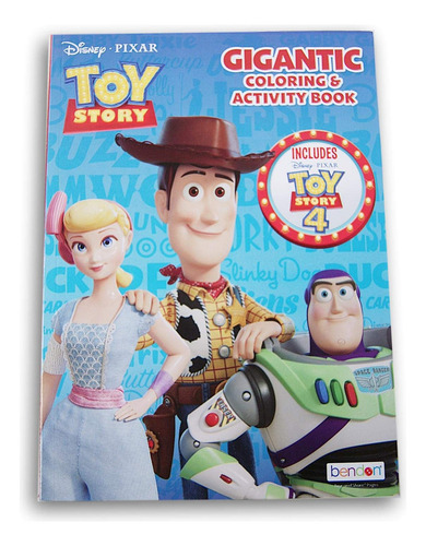 Libro Para Colorear Gigante De Toy Story 4 224 Páginas