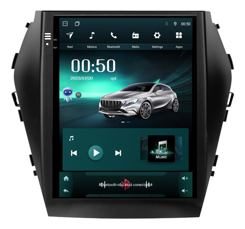 Multimídia Tesla 2mix Santa Fé 14 A 19 Octacore 6+128gb 9.7'