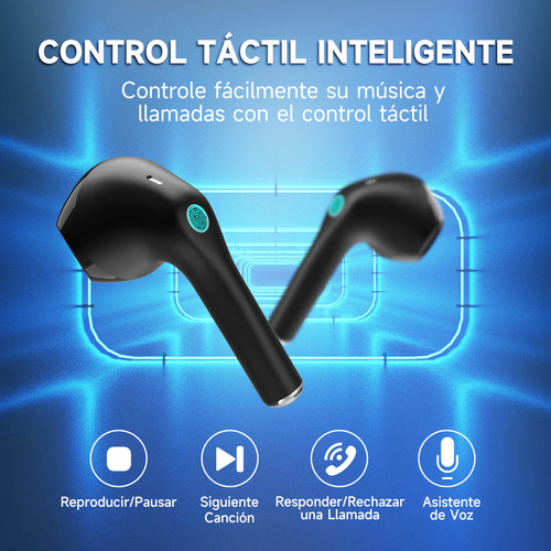 Audífonos Inalámbricos 1hora Aut201 In-ear Earbuds Negro