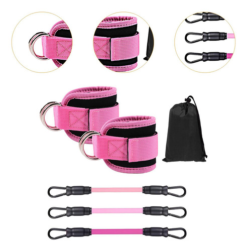 Set De Bandas Elásticas Para Fortalecer Tobillos Y Piernas