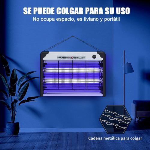 Lampara Mata Mosquitos Eléctrica 40w Uv Antimosquitos Hogar