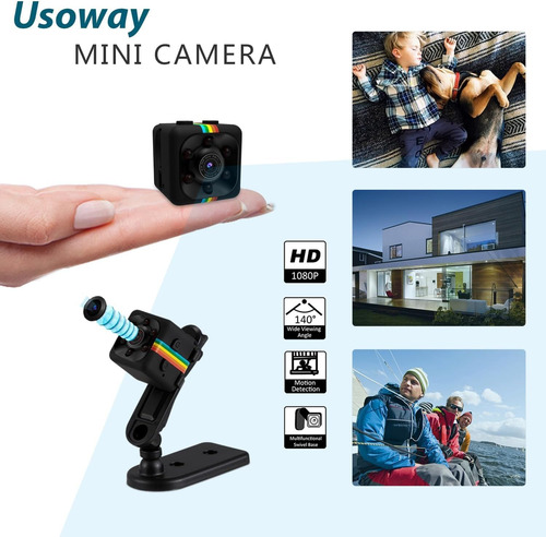 Cámara Oculta Hd 1080p Mini Cámara Espía Portátil P...