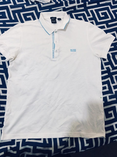 playera hugo boss blanca