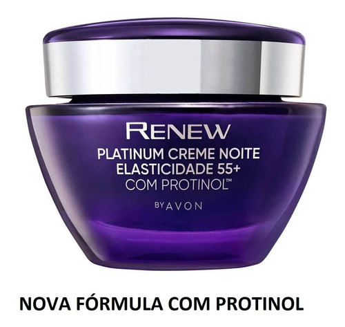 Renew Platinum Noite 60 Anos Creme Facial Avon 50g Tipo De Pele 3052225
