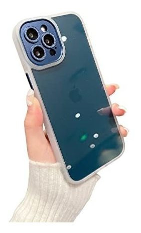 Leleyun Para iPhone 12 Pro Max Case Con Cama De Metal Mmhcx