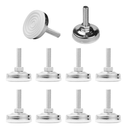 Nivelador Para Muebles Regaton Metalico Rosca 5/16 10 Unidades