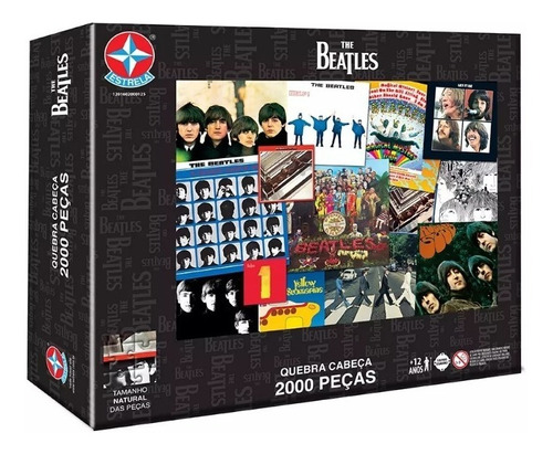 Puzzle Quebra Cabeça 2000 Peças The Beatles - Estrela