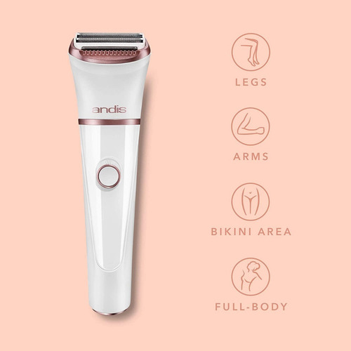 Rasuradora Depiladora Andis Inalámbrica Para Mujer Color Blanco