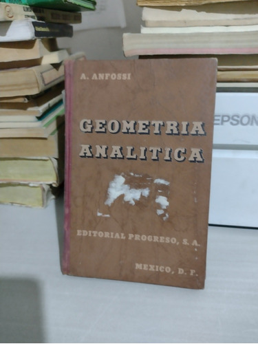 Geometría Analítica A Anfossi Rp45