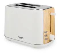 Comprar Atma Toatw21wp Tostadora 2 Ranuras Diseño Nordico 800w