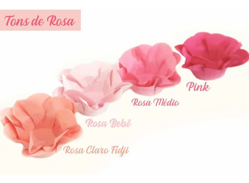 100 Forminhas Doces Flor Luxo Dupla Papel Casamento Anivers