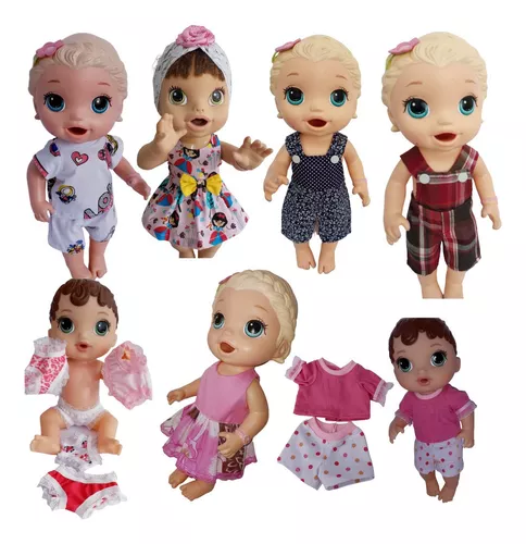 Roupa Boneca Baby Alive Kit C/11 Peças Variadas Pronta Entrega