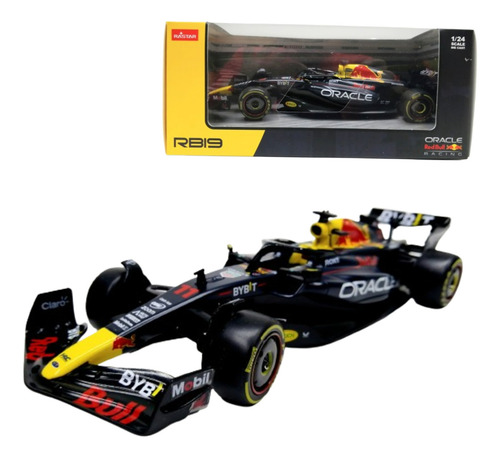 Oracle Red Bull F1 Checo Perez De Coleccion Escala 1/24 Color Negro