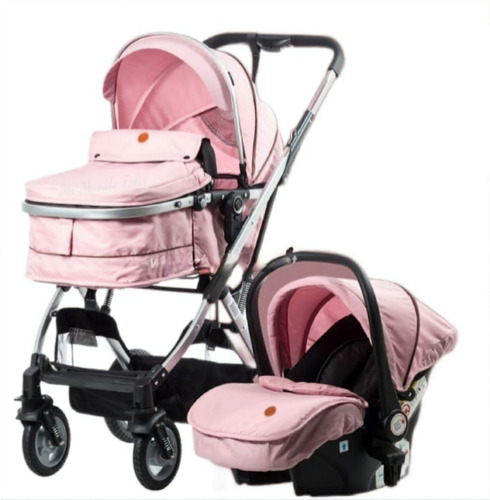 Coche Con Portabebe Montable Al Coche Travel Sistem Ebaby