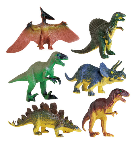 Juego De Juguetes Educativos Nuolux Con Dinosaurios, 6 Unida