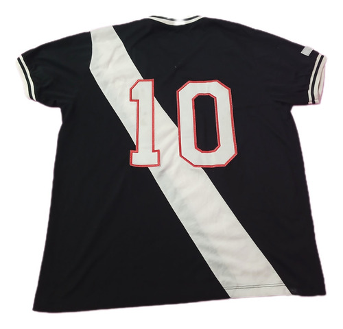 Camisa Vasco Gama Rj Retrô Lance Preta Futebol (Usado)