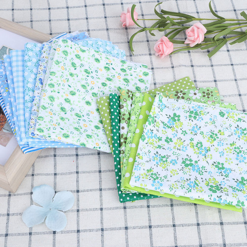 J Kit Liso De Tela De Algodón Con Estampado Floral Pequeño
