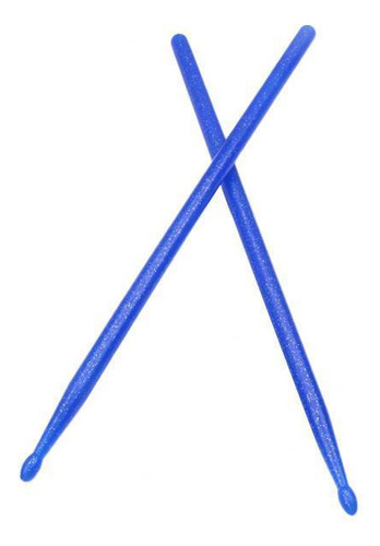 4 Par De Baquetas De Nylon 5a De Tambor Beaters Blue