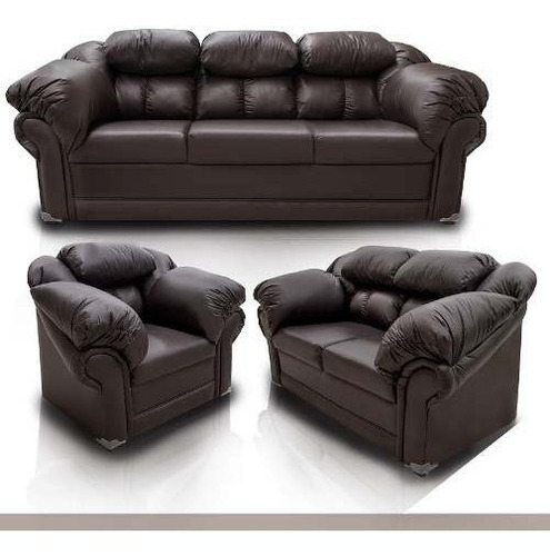 Sala Modelo Florencia 3 2 1 - Chocolate Këssa Muebles