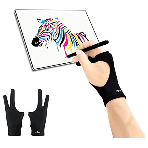 Guantes De Dibujo Para Tabletas Graficas Talle S 2unidades