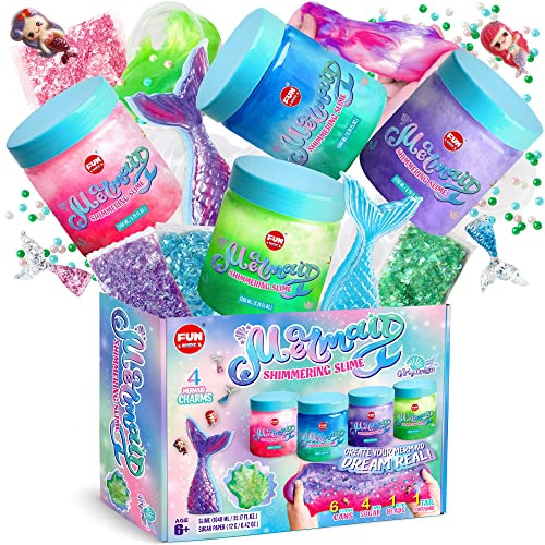 35.16 Fl Oz (1040ml) Mermaid Slime Niños De 8 12 Años...