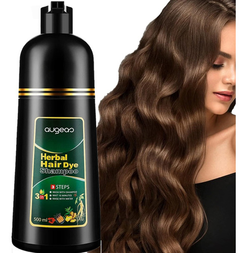 Champú Color Tinte De Cabello 500ml Instantáneo