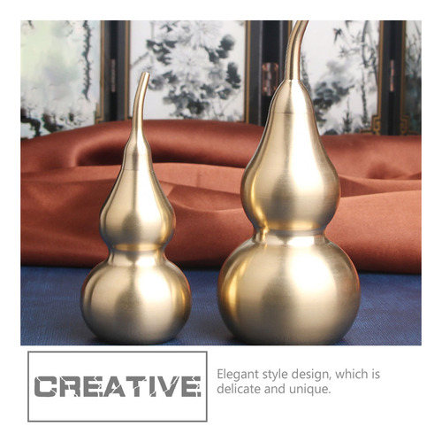 Decoración De Calabaza De Cobre, Elegante, Creativa, Artesan