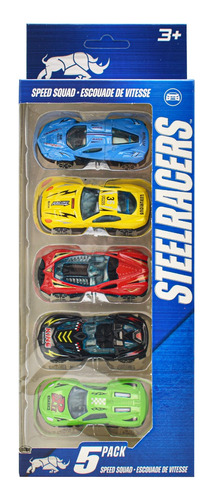 Steelracers Speed Squad Pack 5 Vehiculos Niutoys Color Multicolor