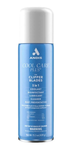 Limpiador Refrigerante Cuchillas 5 En 1 Cool Care Plus Andis