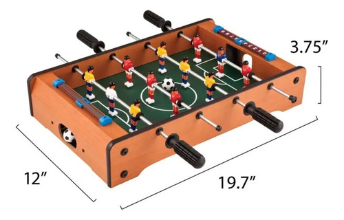 Juego De Futbol Para Mesa Mini Taca Taca Portatil De Madera