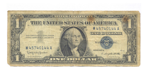 Usa Billete 1 Dolar 1957 B (Usado)