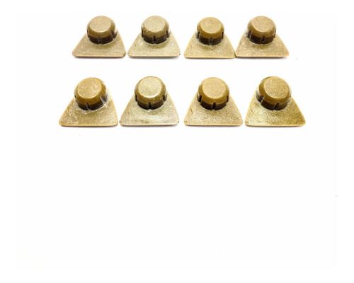 Kit 8 Tapa Furo Acabamento Para-lama Nissan Frontier Fibra