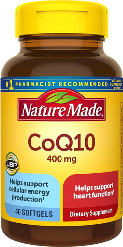 Coq10 400 Mg Nature Made 40 Softgel