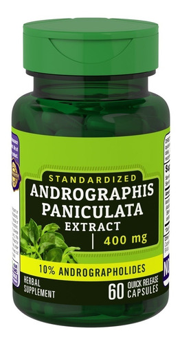 Andrographis Paniculata Extract 400 Mg Andrografolidos