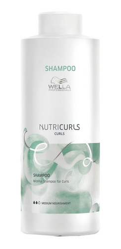Wella Nutricurls Shampoo Micelar Nutritivo 1000ml