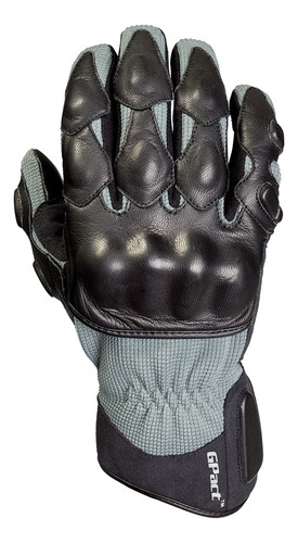 Guantes Negros Y Grises De Proteccion Para Motociclistas, De