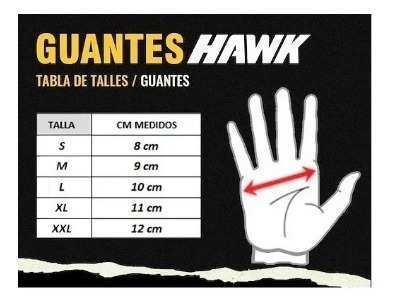 Guantes Hawk Winter Full Finger Black En Suzukicenter!!