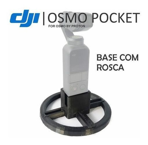 Kit 4 Em 1 Para Osmo Pocket - Suportes Adaptadores E Led