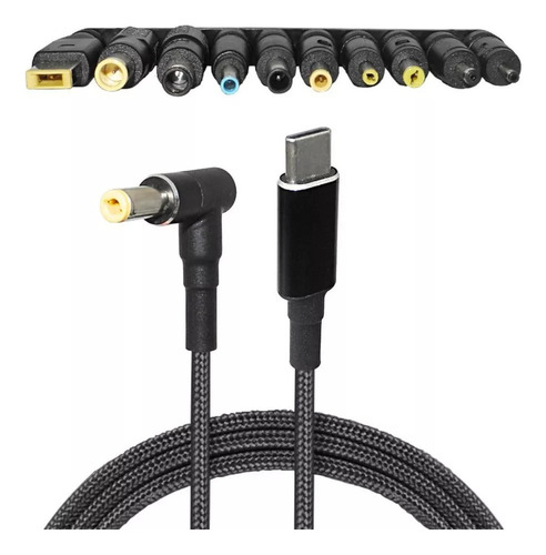 Adaptador De Corriente Usb C Para Conector Tipo Portátil